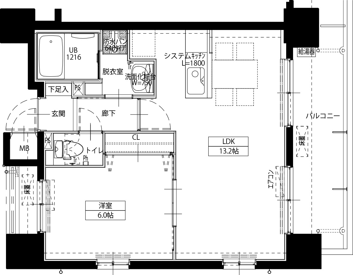 A・B・Dタイプ 間取り図
